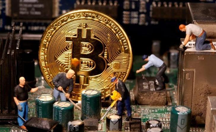 View inside an Australian Bitcoin mining farm with multiple mining rigs